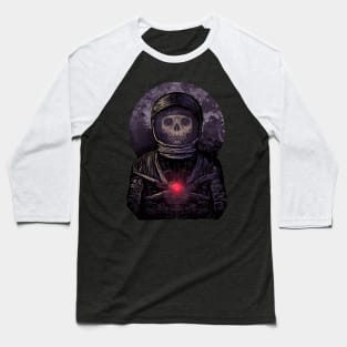 Skeleton Astronaut Baseball T-Shirt